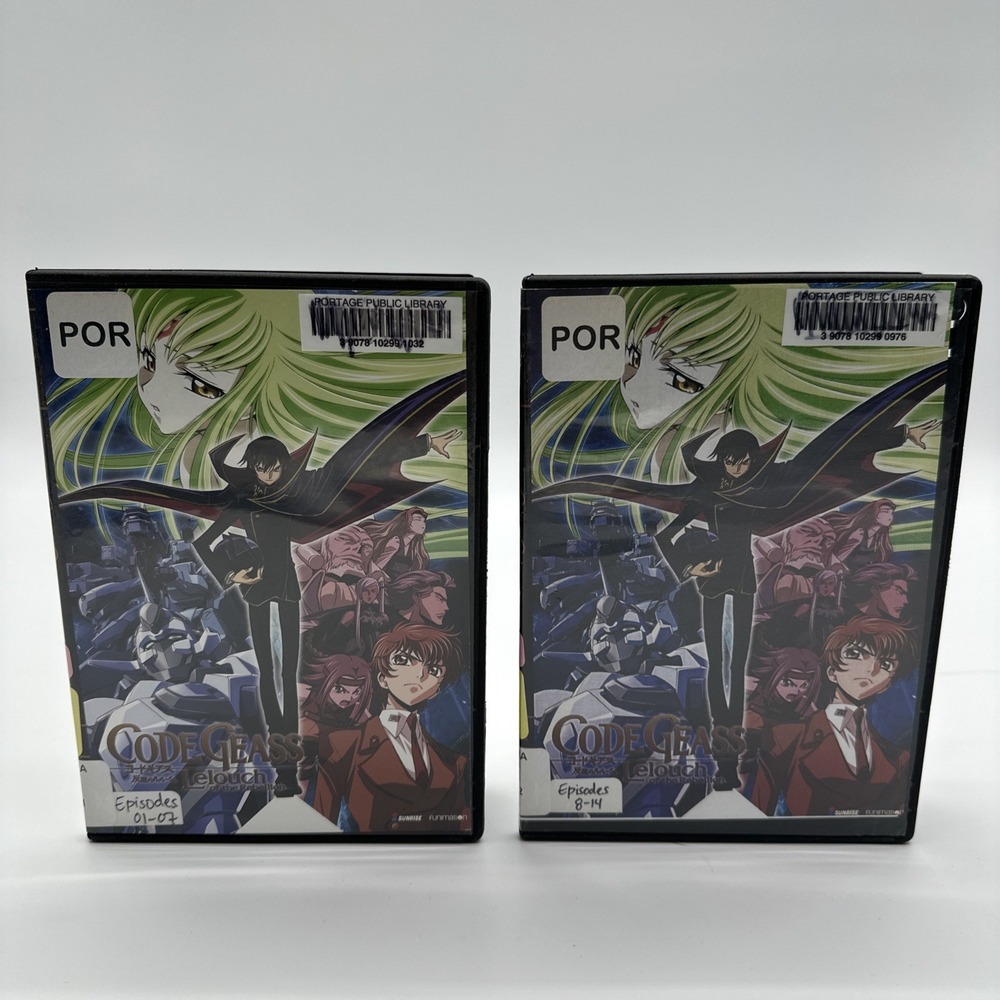 Code Geass: Lelouch of Rebellion - Season One Episodes‎ 1-14 Only Incomplete